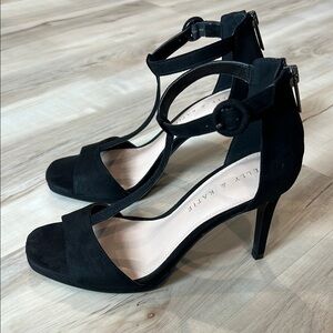 Kelly & Katie Black Strappy Heels